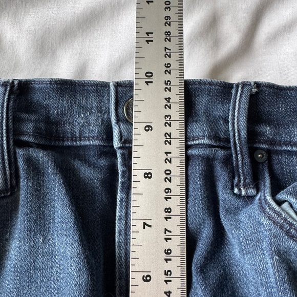 Mother STUNNER Zip Ankle Step‎ Fray Jeans Medium Wash 28 A Trip Down Memory Lane - Picture 13 of 16